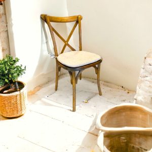 Galettes de chaises écrues (lot x10)